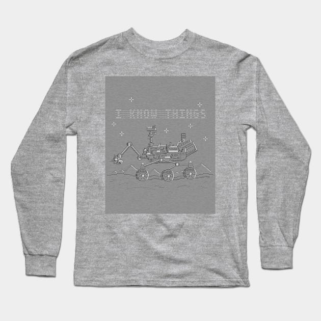 ASCII Mars Rover Long Sleeve T-Shirt by OmarFeliciano_PrimitiveTool